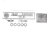 Parafango posteriore paraspruzzi BMW R 1100 GS 259 0409 93-99