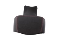 Funda de tapicería con costuras decorativas rojas y aspecto de carbono para asiento Ducati Diavel 1200 13-13