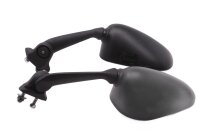 Coppia di specchietti neri, sinistro e destro,...