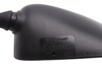 Par de espejos negros, izquierdo y derecho, espejos retrovisores, manillar. Yamaha YZF-R6 600 16-16