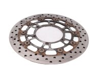 Disque de frein avant droit perforé, support de...