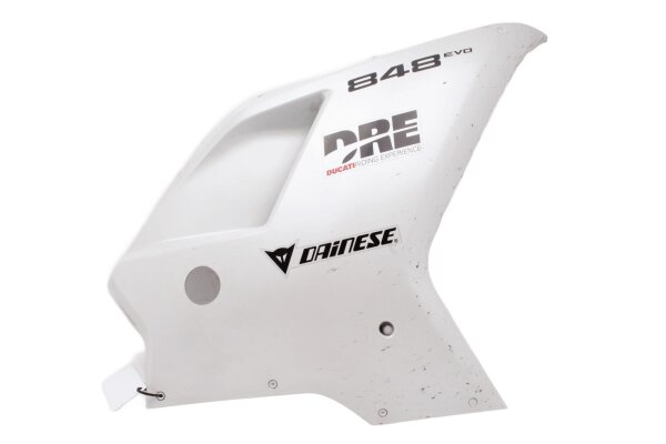 Side panel, front right, white Ducati 848 848 Evo 13-13