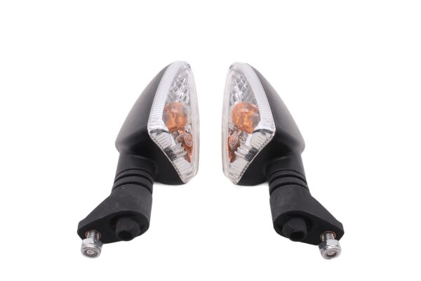 Blinker vorn hinten links rechts schwarz klarglas Ducati Hypermotard 821 15-15