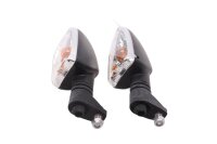 Blinker vorn hinten links rechts schwarz klarglas Ducati Hypermotard 821 15-15
