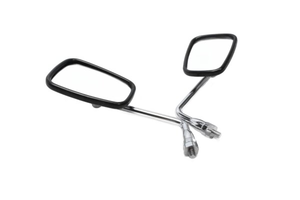 Justerbara kromade backspeglar, par, vänster och höger Kawasaki VN 900 Vulcan Custom 19-19