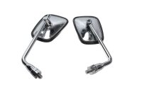 Justerbara kromade backspeglar, par, vänster och höger Kawasaki VN 900 Vulcan Custom 19-19