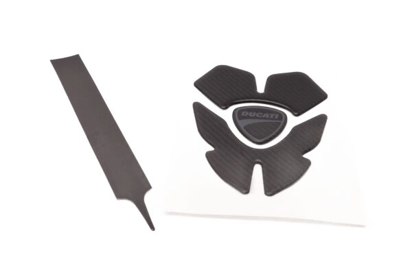 Tankskydd med karbonlook, klistermärken, set med belägg 97480051A Ducati universell