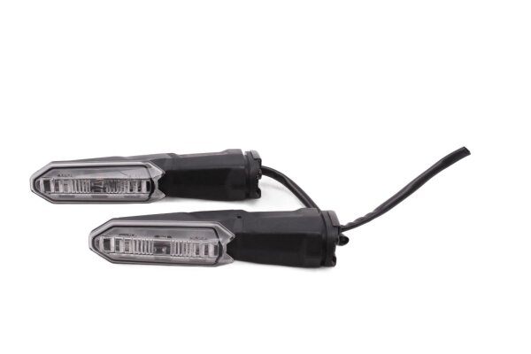 Par de indicadores LED delanteros izquierdo y derecho, luz secuencial, lente ahumada Kawasaki Z 900 P 23-23