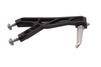 Soziusfußraste Halteplatte links hinten...