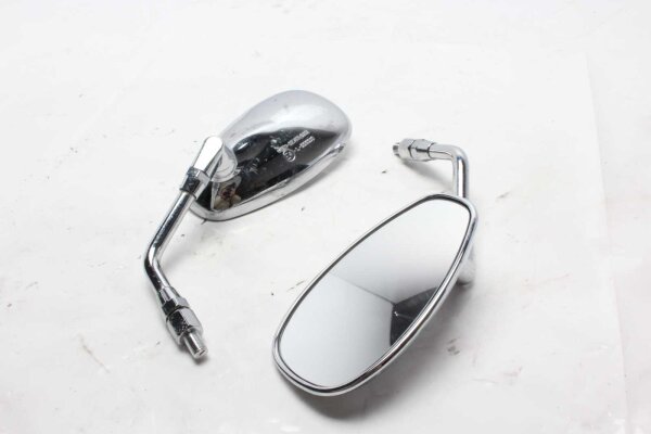 Krominen peilisarja, vasen ja oikea, soikea, säädettävä, eteenpäin katsova Unbekannt Konvolut