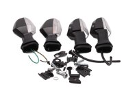 Blinkersset fram och bak vänster och höger, klartonade Kawasaki Z 800 ZR800C 13-16