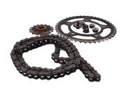 Kædesæt, tandhjul, klinge, drivsæt...