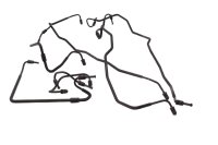 Bremseledningssæt, hydraulisk slangesystemledning Honda NC 700 S RC61 12-13