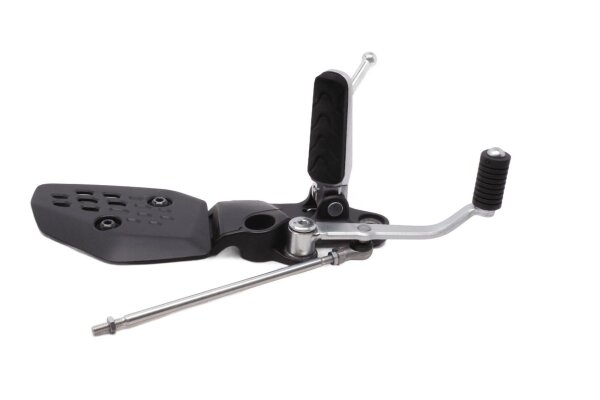 Gruppo poggiapiedi, leva del cambio anteriore sinistra, leveraggio del cambio Yamaha MT-07 700 A 25-25
