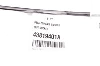 Tank emblem klistermærke vinge dekoration sæt logo bogstaver sort Ducati universell