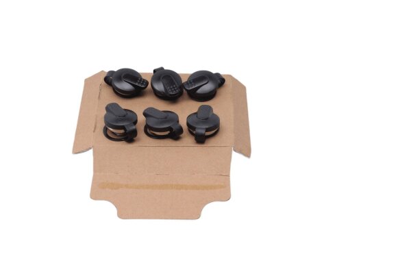 Juego de cerraduras para maletas laterales de aluminio, 6 cerraduras, sistema de equipaje Suzuki universell