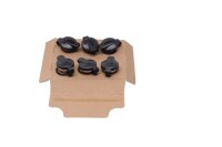 Juego de cerraduras para maletas laterales de aluminio, 6 cerraduras, sistema de equipaje Suzuki universell