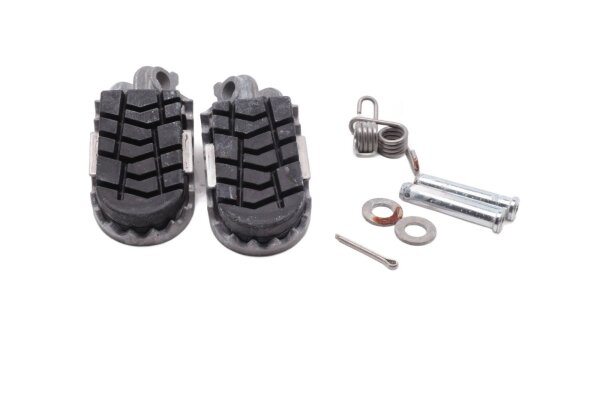 Fotstödsset Gummi Offroad Profil Vänster Höger Halkfri Enduro KTM universell