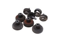 montage van de rubberen brandstoftankdemperset Honda NC...