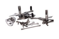 Complete footrest assembly, left and right, front Yamaha FZS 1000 Fazer RN06 01-05