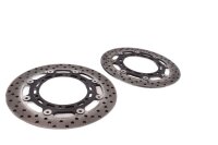 Discos de freno delanteros perforados, juego de discos Yamaha FZS 1000 Fazer RN06 01-05