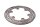 Disque de frein arrière perforé, système de freinage 78B1-2582W-35 Yamaha XJR 1200 4PU 94-98
