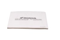 Kundtjänsthäfte, garantihäfte, underhållshäfte Honda CB Seven Fifty RC42 92-03