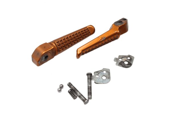 fotstöd för passagerare bak, orange set, passagerarfäste Honda CBR 900 RR SC50 02-03
