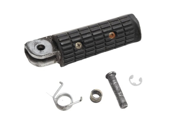 Right footrest, rider mount, footplate, spring set Hyosung GT 650 GT650 04-07