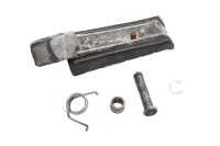 Right footrest, rider mount, footplate, spring set Hyosung GT 650 GT650 04-07