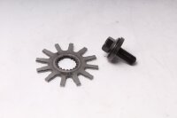 Crankshaft gear locking plate screw control Honda CBR 900 RR SC50 02-03