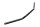 Sort styr, 22,3 mm rørdiameter, motorcykel Honda CBR 900 RR SC50 02-03