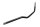 Sort styr, 22,3 mm rørdiameter, motorcykel Honda CBR 900 RR SC50 02-03