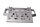 Rear upper aluminum luggage rack, sturdy Suzuki DR 800 S Big SR43B 91-97