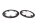 Set of drilled brake discs, front left and right BMW K 1200 S K12S K40 05-08