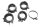 Intake manifold set, carburetor rubber, clamps T.5001K OP Honda CBR 900 RR SC50 02-03