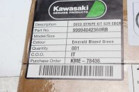 Decorative stripes for suitcases or cases, decoration kit, green trim Kawasaki universell