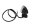 Rear left indicator, clear glass, cable connection, mounting Yamaha MT-125 125 A 22-22