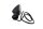Rear left indicator, clear glass, cable connection, mounting Yamaha MT-125 125 A 22-22