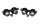 Intake manifold, carburetor rubber, air duct, intake manifold set Honda CBR 650 RA 24-24