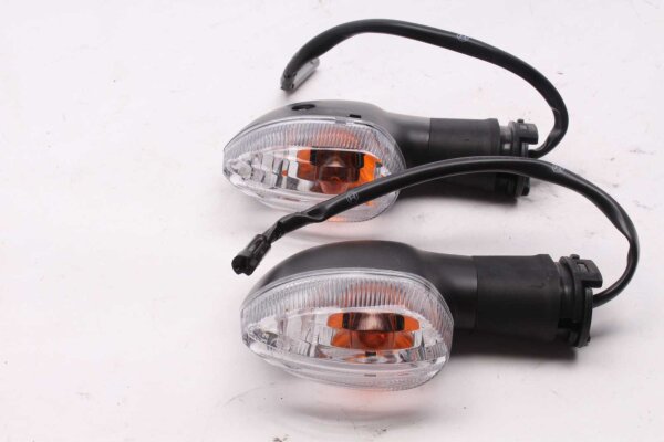 Klarglas Blinker Set vorne links rechts universal orange Yamaha universell