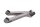 Footrest bracket support plate rear left Honda CBR 900 RR SC50 02-03