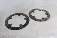 Front drilled brake disc set, brake rotor pair BMW F 800 S E8ST K71 0216 05-11