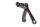 Footrest bracket support plate rear right Honda CBR 900 RR SC50 02-03