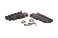 Passenger footrest rubber pads rear left BMW F 800 S E8ST K71 0216 05-11