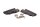 Passenger footrest rubber pads rear left BMW F 800 S E8ST K71 0216 05-11