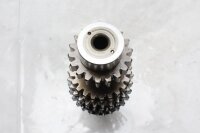 Eje de caja de cambios, eje de cambio, eje principal, rueda dentada Honda Seven Fifty RC42 92-03