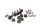 Chainring carrier mounting screws and nuts Honda CBR 900 RR SC50 02-03