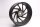 Rear wheel rim 5.50x17, offset 26 mm BMW F 800 S E8ST K71 0216 05-11