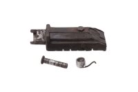 Front right footrest, drivers rubber pad, holder, pin Honda CBX 650 RC13 83-87